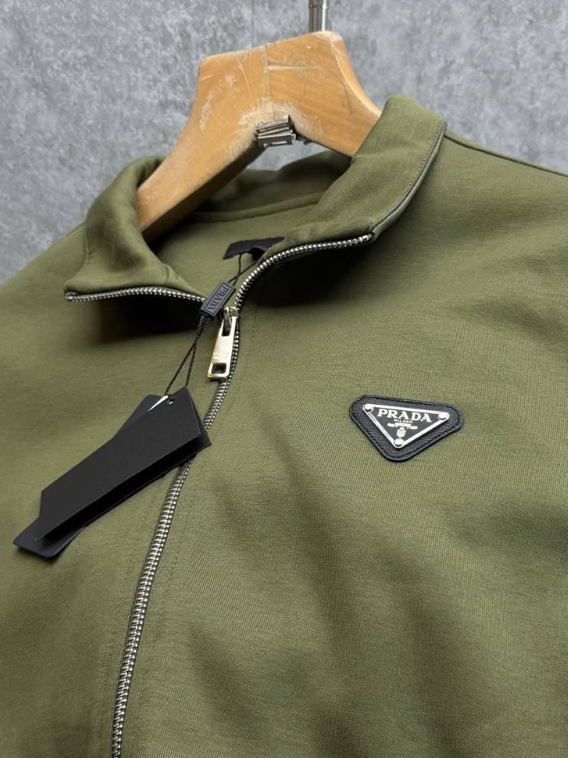 Prada Linea Rossa Men's Nylon-Blend Technical Tracksuit Set Collection - Image 11