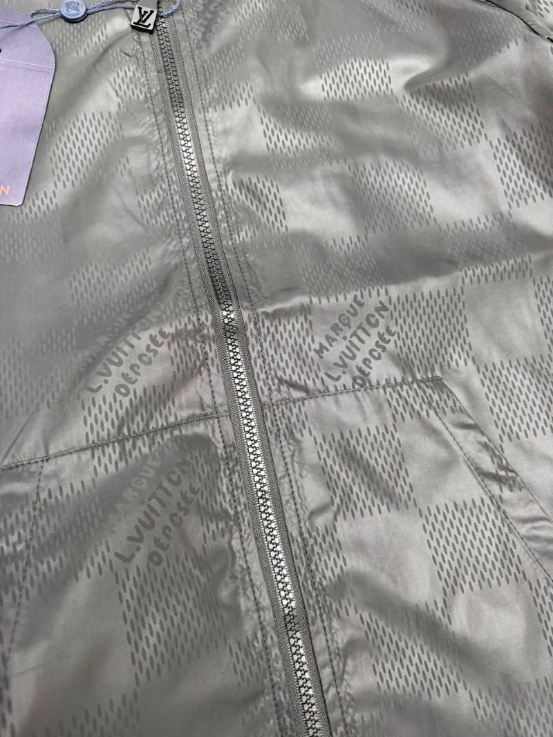 Louis Vuitton Damier Monogram Jacquard Hooded Windbreaker Jacket Collection - Image 6