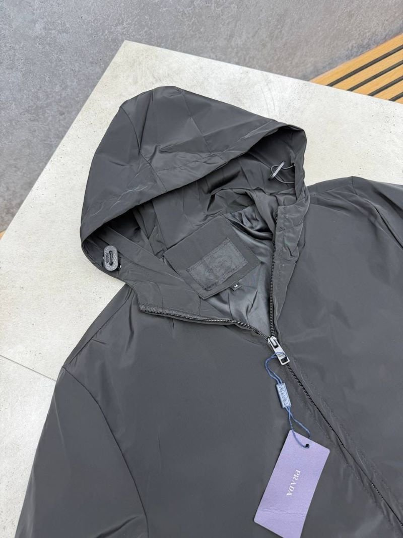 Prada Re-Nylon Hooded Technical Windbreaker Jacket Collection - Image 7
