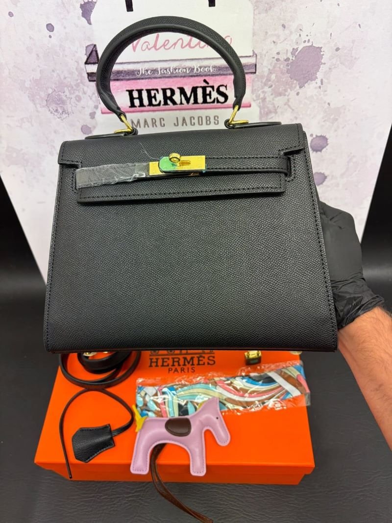 Hermès Inspired Kelly Top-Handle Crossbody Bag Gift Box Set - Image 7