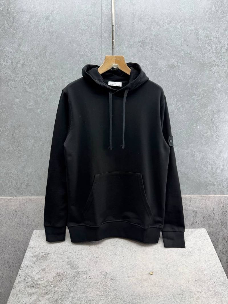 Stone Island Men's Sleeve Compass Patch Fleece Hoodie Collection - Image 7