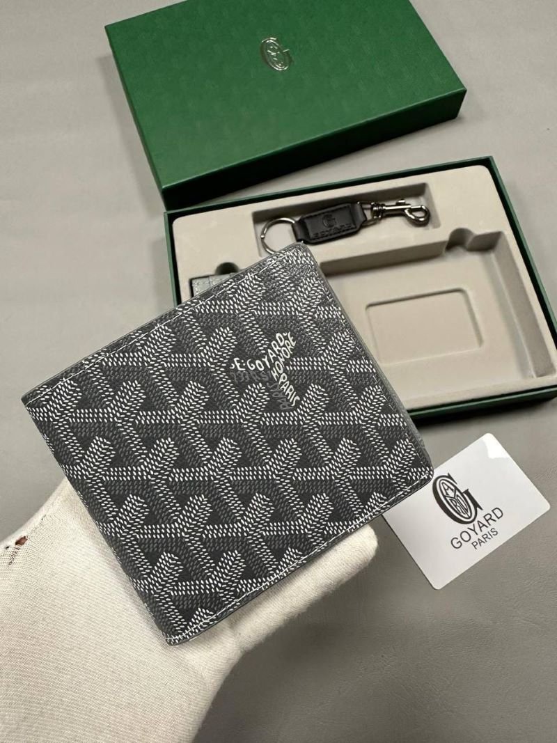 Goyard Goyardine Canvas Bifold Wallet, Cardholder & Keyring 3-Piece Gift Set Collection - Image 7