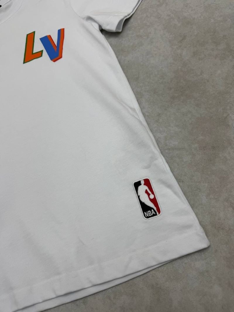 Louis Vuitton x NBA Multi-Color Letters T-Shirt Collection - Image 8