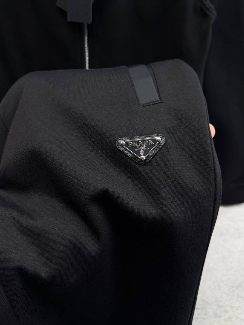 Prada Linea Rossa Men's Nylon-Blend Technical Tracksuit Set Collection - Image 13