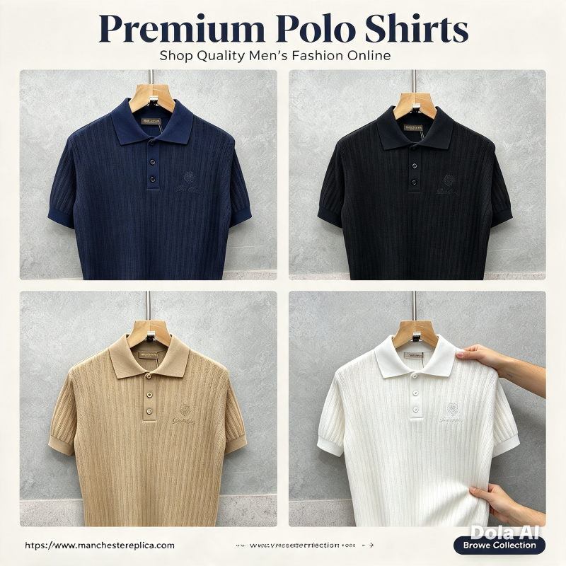 Loro Piana Men's Textured Knit Short-Sleeve Polo Shirts